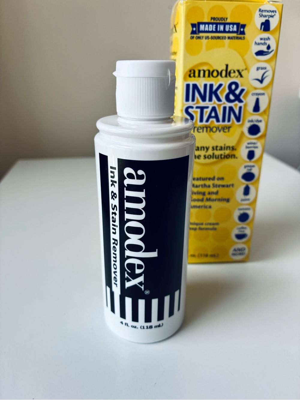 Amodex Ink & Stain Remover NIB 4 oz - Picture 2 of 8